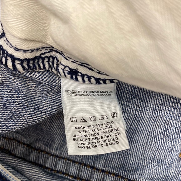 Free People Light Blue Jean Micro Shorts - Picture 7 of 9